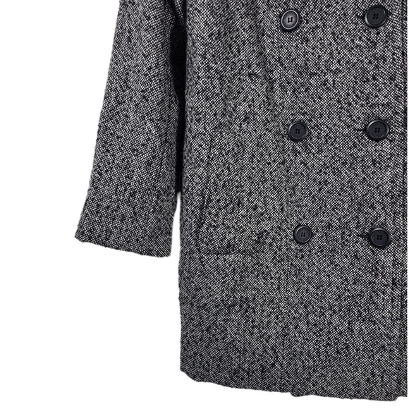 Dakota Tweed Wool Blend Double Breasted Peacoat - Picture 3 of 8